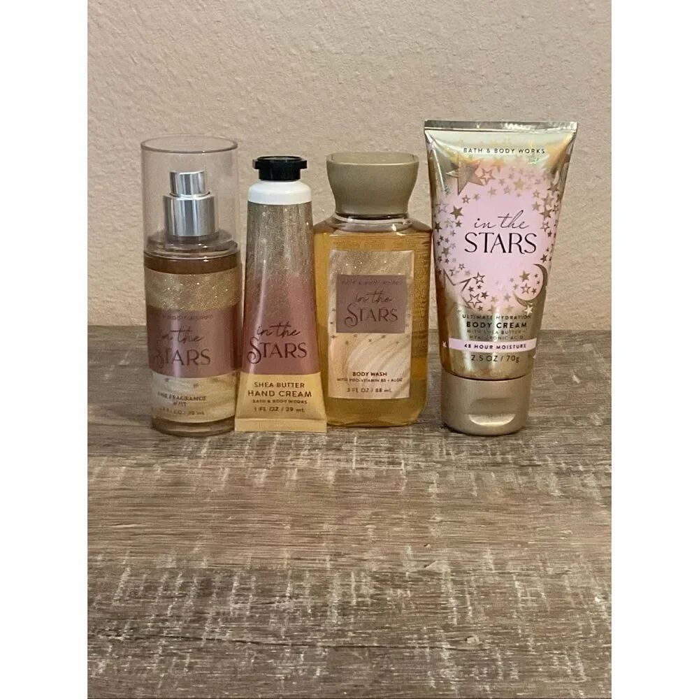 Bath and Body Works IN THE STARS 4 pc Travel Sizes